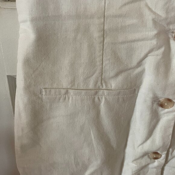 Abercrombie & Fitch Mara Linen-Blend Vest Mini Dress - Picture 5 of 8